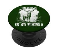 Funny Deer Every Now and Then Quiet Greatness Passes By Stag PopSockets Adhesive PopGrip