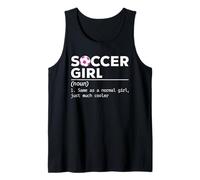 Funny Definition of a Female Soccer Player Tank Top