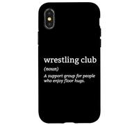 Funny Definition Wrestling Club Pro Wrestlers MMA Fighting Case for iPhone X/XS