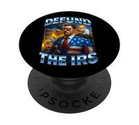 Funny Defund The IRS Anti Government Sigma Patriot Tax Meme PopSockets Adhesive PopGrip