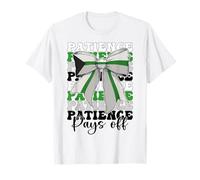 Funny Demiromantic Pride Flag Demi Girl Patience Pays Off T-Shirt