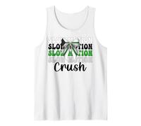 Funny Demiromantic Pride Flag LGBTQ Slow Motion Crush Tank Top
