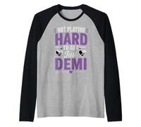 Funny Demisexual Not Playing Hard to Get Raglan Baseball Tee