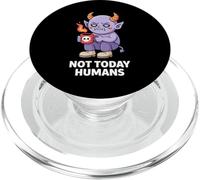 Funny Demon Not Today Humans Graphic PopSockets PopGrip for MagSafe