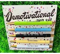 Funny Demotivational Pens Set | rude joke Novelty Witty Office Stationary | Secret Santa | Pens Set | Ballpoint Pens | Supplies | Appreciation Gift | Stocking filler