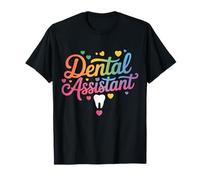 Funny Dental Assisting Student Hearts Dental Assistant T-Shirt