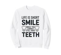 Funny Dental Humor Graphic with Teeth Illustrations Sweatshirt