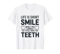 Funny Dental Humor Graphic with Teeth Illustrations T-Shirt