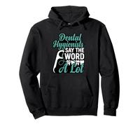 Funny Dental Hygienists Say The F Word A Lot Floss Pullover Hoodie