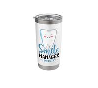 Funny Dental Office Design for a Dental Receptionist Stainless Steel Insulated Tumbler
