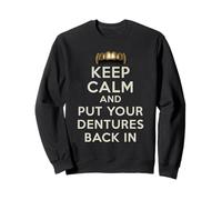 Funny Dentist Dental Dentures Teeth Dentures Wearers Sweatshirt