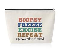 Funny Dermatology Gift Cosmetic Pouch Dermatology Nurse Gift Dermatology Appreciation Birthday Graduation Presents Travel Pouch for Skin Cosmetic Doctor Office Travel Toiletry Bag