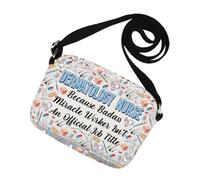 Funny Dermatology Nurse Gift Derm Nurse Crossbody Bag for Derm Crew Cosmetic Nurse Aesthetic Nuse (DermatologyBag)