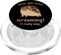 Funny Desert Rain Frog Screaming Meme PopSockets PopGrip for MagSafe