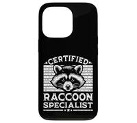 Funny Design Certified Raccoon Specialist Humor Outfit Case for iPhone 13 Pro