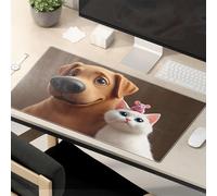 Funny Desk Accessories For Work Adorable Friends: A Dog, Cat, And Mouse Together Mouse Pad The Mouse Pad Funny Funny Mouse Pads For Desk