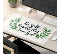 Funny Desk Accessories For Work Be Still And Know: A Divine Message Mouse Pad The Mouse Pad Funny Funny Mouse Pads For Desk