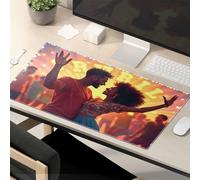 Funny Desk Accessories For Work Colorful Night: A Dance Of Joy And Unity Mouse Pad The Mouse Pad Funny Funny Mouse Pads For Desk