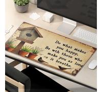 Funny Desk Accessories For Work Do What Makes You Happy, Be With Those Who Make You As Long As It Breathes. Mouse Pad Mouse Pads For Desk Funny Mouse Pad