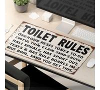 Funny Desk Accessories For Work Exploring The Toilet Rules: A Unique Guide Mouse Pad The Mouse Pad Funny Funny Mouse Pads For Desk