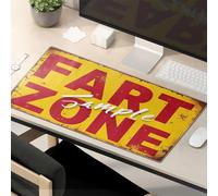 Funny Desk Accessories For Work Fart Zone: A Smelly Adventure Mouse Pad The Mouse Pad Funny Funny Mouse Pads For Desk