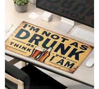 Funny Desk Accessories For Work I'M Not As Drunk As You Think Mouse Pad The Mouse Pad Funny Funny Mouse Pads For Desk
