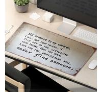 Funny Desk Accessories For Work My Promise To My Children, I Will Not Abandon You. Mouse Pad Large Mouse Pad Mouse Pads For Desk