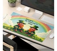 Funny Desk Accessories For Work St. Patrick'S Day Magic: Leprechauns And Rainbows Mouse Pad The Mouse Pad Funny Funny Mouse Pads For Desk