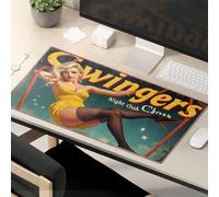 Funny Desk Accessories For Work Swingers Night Club Close Mouse Pad Big Mouse Pad Cute Mousepad