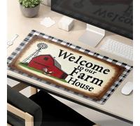 Funny Desk Accessories For Work Welcome To Our Farmhouse: A Cozy Barn Scene Mouse Pad The Mouse Pad Funny Funny Mouse Pads For Desk
