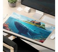 Funny Desk Accessories For Work Whale In The Underwater Paradise Mouse Pad The Mouse Pad Funny Funny Mouse Pads For Desk