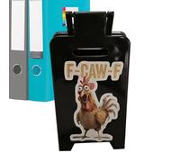 Funny Desk Accessories | Novel Rooster Pattern Acrylic Tabletop Ornament | Table Novelty Acrylic Chicken Sign | For Apartment Dorm Bedroom That Shelf Farmhouse Meeting Table Workstations Counts Bar