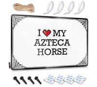 Funny Desk Signs I Love My Azteca Horse Tin Sign Home Decor Men Outdoor Funny Metal Sign(20X30CM)