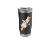 Funny Devon Rex Cat Duct Tape Meme Cute Kitty Art Novelty Stainless Steel Insulated Tumbler