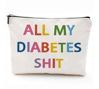 Funny Diabetes Bag,Large Capacity Diabetic Storage Case Pouch for Men Women,Insulin Pen Medicine Bag for Travelling