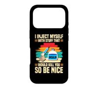 Funny Diabetic Type 1 Diabetes T1D I Inject Myself Insulin Case for iPhone 17 Pro