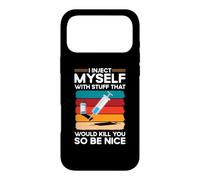 Funny Diabetic Type 1 Diabetes T1D I Inject Myself Insulin Case for iPhone 17 Pro Max