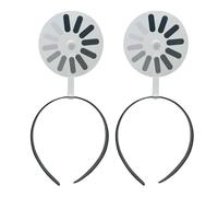 Funny Diads: Symbol Headband Charging Hair Clips | Decorative Hair Decoration Accessories for Ladies Men Daily Girls Work Makeup Theme Meetings