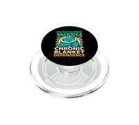 Funny Diagnosis Diagnosed With Chronic Blanket Dependence PopSockets PopGrip for MagSafe