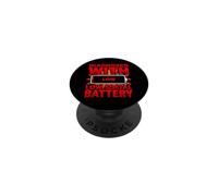 Funny Diagnosis Diagnosed With Low Social Battery PopSockets Adhesive PopGrip