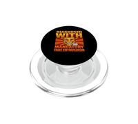 Funny Diagnosis Diagnosed With Mandatory Fake Enthusiasm PopSockets PopGrip for MagSafe