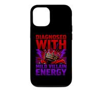 Funny Diagnosis Diagnosed With Mild Villain Energy Case for iPhone 12/12 Pro