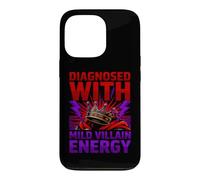 Funny Diagnosis Diagnosed With Mild Villain Energy Case for iPhone 13 Pro