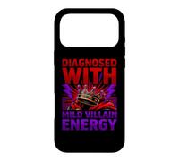 Funny Diagnosis Diagnosed With Mild Villain Energy Case for iPhone 17 Pro Max