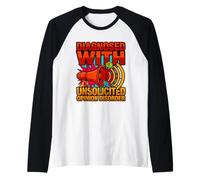 Funny Diagnosis Diagnosed with Unsolicited Opinion Disorder Raglan Baseball Tee