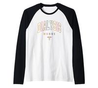 Funny Dialysis Nurse Nephrology Nursing Day And Nurse Week Raglan Baseball Tee