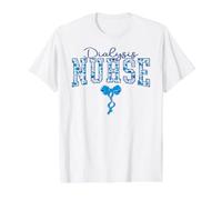 Funny Dialysis Nurse Nephrology Nursing Day and Nurse Week Value Graphic T-Shirt, Men, White, L