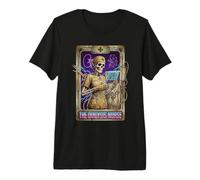 Funny Dialysis Nurse Skeleton Tarot Card Premium T-Shirt