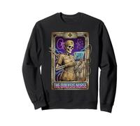 Funny Dialysis Nurse Skeleton Tarot Card Sweatshirt