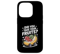 Funny Did You Take Your Fruits Cartoon Characters Saying Case for iPhone 14 Pro